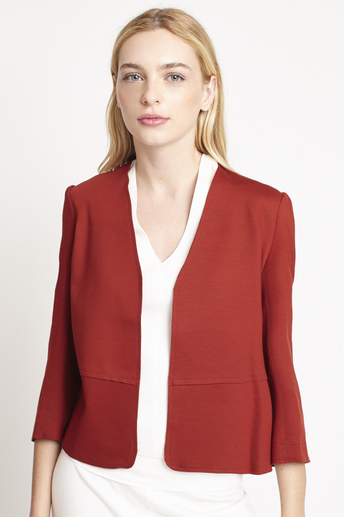 Casaco Duplo Leve Recorte Cintura