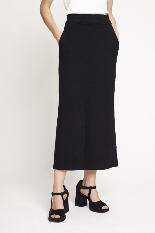 Saia Boucle Com Fenda Central