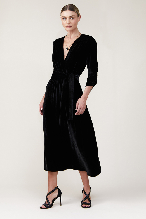vestido veludo 