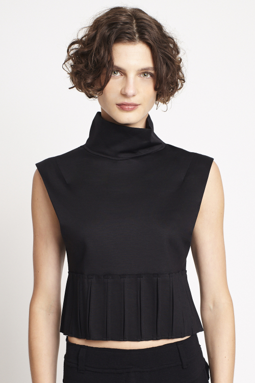 Blusa Duplo Leve Pala Na Cintura