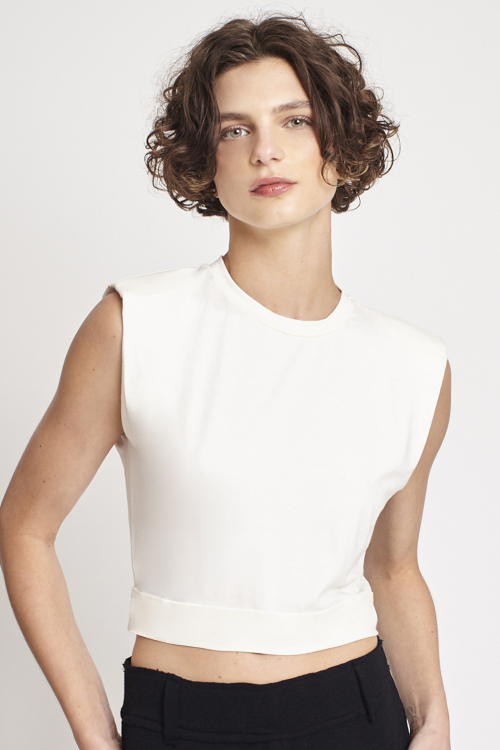 Blusa Viscose Cropped