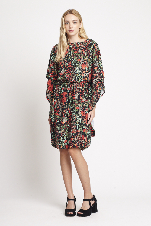 Kaftan Jersey Est Bosque Regulagem Cintura