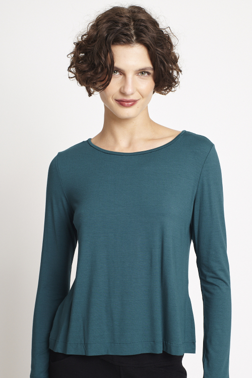Blusa Viscose Prega Nas Costas
