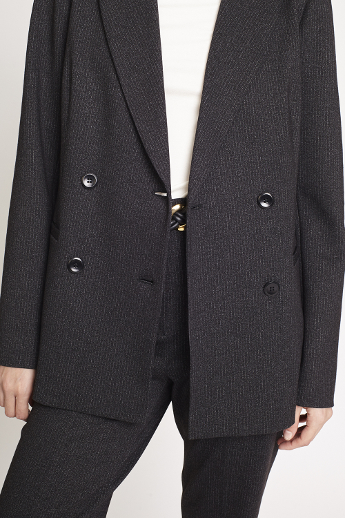 Blazer Malha Filetes
