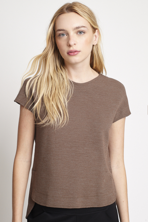 Blusa Bouclê Alongado Costas