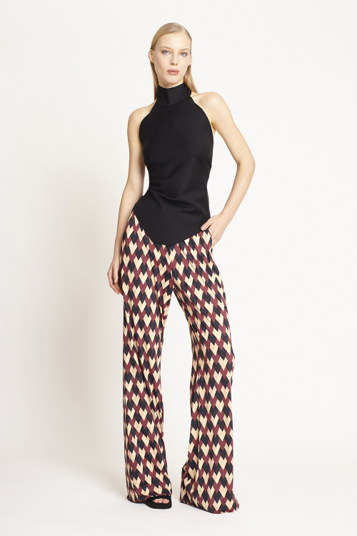 Blusa Malha Dupla Leve Frente Única