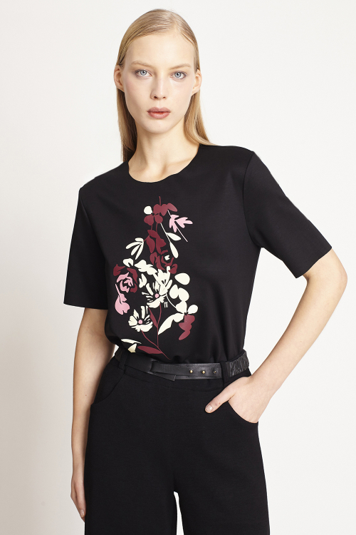Blusa Duplo Leve Silk Ramalhete