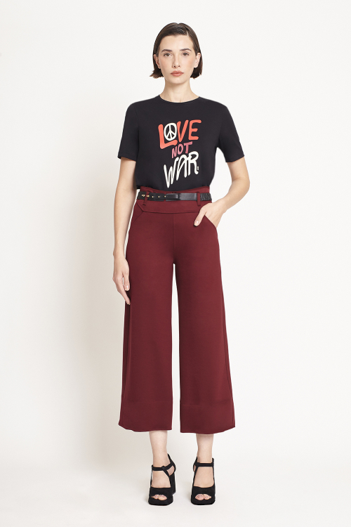 Calça Malha Dupla Leve Curta