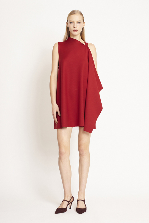 Vestido Malha Dupla Leve Amplo