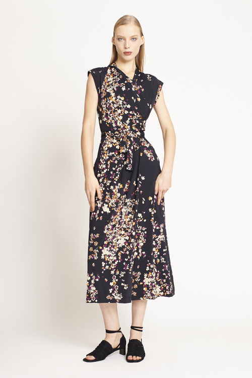 Vestido Jersey Est Ramalhete Cachecouer