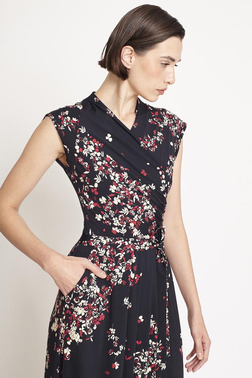 Vestido Jersey Est Ramalhete Cachecouer