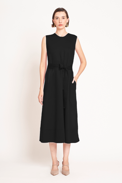vestido malha dupla leve