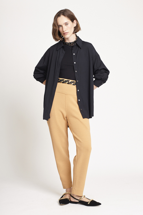 Calça Bouclê Com Bolso