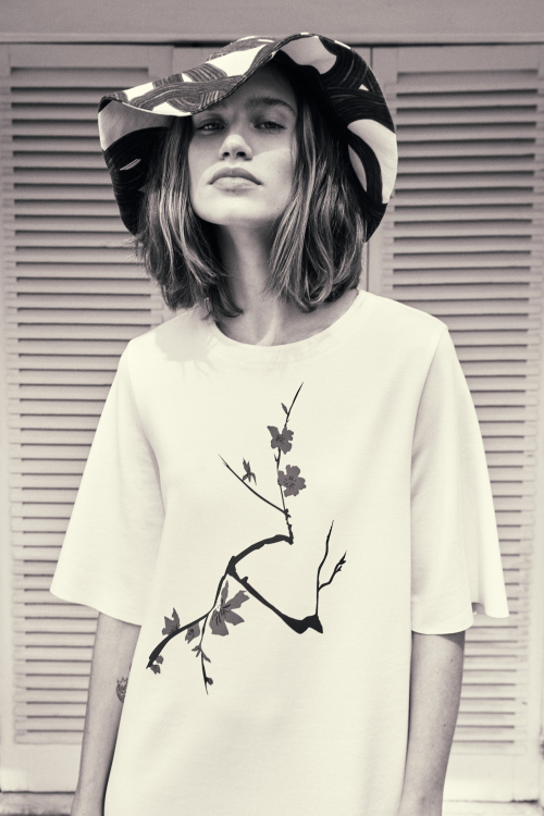 Vestido Malha Dupla Jardim Secreto Silk 