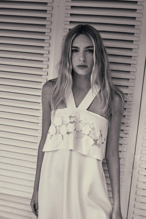 vestido malha dupla bordado III