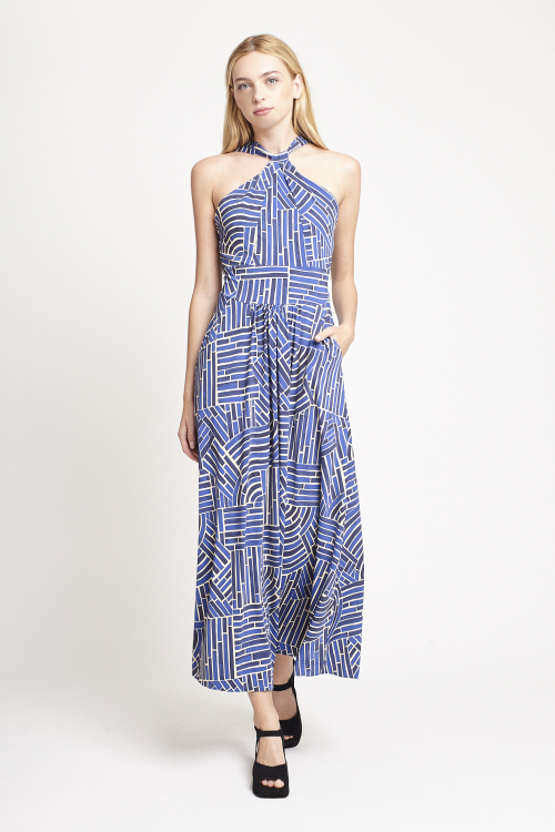 Vestido Jersey Detalhe Decote