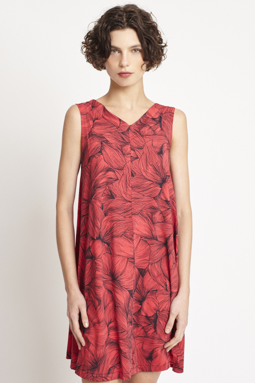 Vestido Jersey Nadadora Curto 