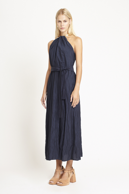 Vestido Viscose Metal